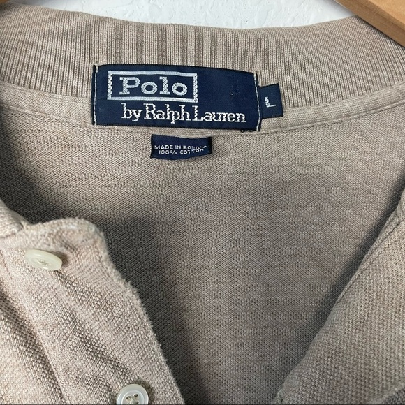 Polo Ralph Lauren Brown Men’s Polo Classic Fit Shirt Button Down Size Large - Picture 10 of 12